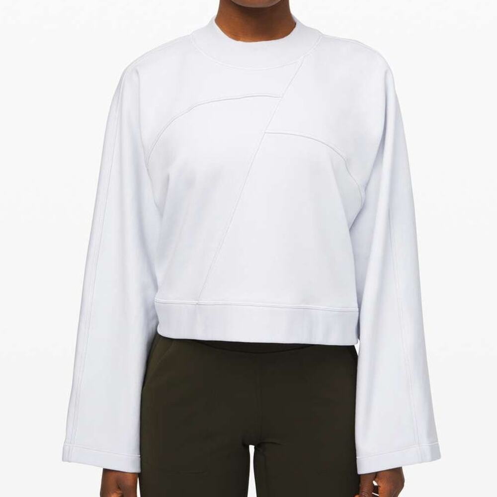 Lululemon Broken Beats Pullover Alpine White Women's Size XL (NO SIZE TAG) GUC